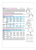 Hose Shorts Schlafanzug, KwikSew K3981