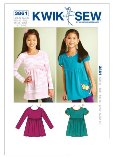 Mädchen Top, KwikSew K3861