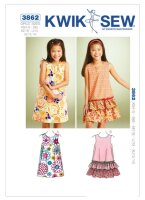 Mädchen Kleid, KwikSew K3862