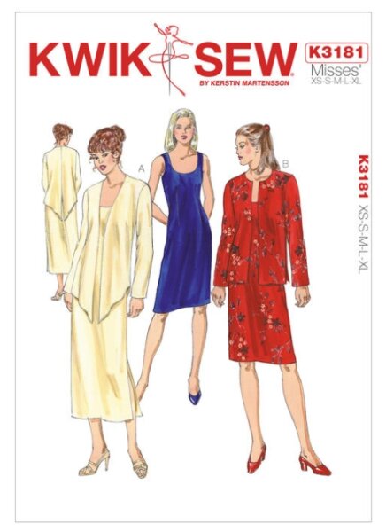 Jackett Damen Kleid, KwikSew K3181