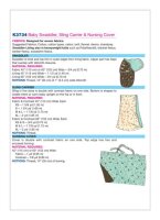 Baby Sack Tragetaschen, KwikSew K3734