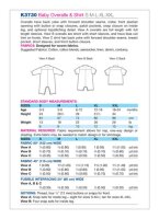 Kinder Overall Shirt, KwikSew K3730