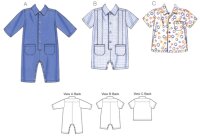Kinder Overall Shirt, KwikSew K3730