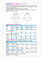 Jackett Damen, KwikSew K3732
