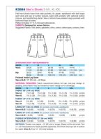 Herren Shorts, KwikSew K3884