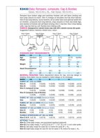 Kinder Baby Schuhe Overall Einteiler, KwikSew K2433