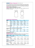 Damen Schlafkleidung, KwikSew K3645