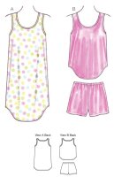 Damen Schlafkleidung, KwikSew K3645
