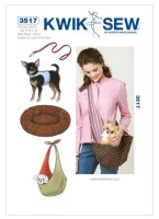 Hunde Trage Geschirr Kissen Shirt, KwikSew K3517