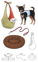 Hunde Trage Geschirr Kissen Shirt, KwikSew K3517