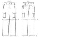 Herren Hose Shorts, KwikSew K4045