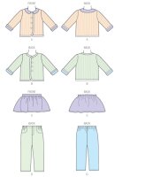 Kinder Jackett Shirt Hose, KwikSew K4080