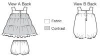 Kinder Höschen Kleid Einteiler, KwikSew K3776