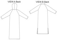 Damen Raglanärmel Robe, KwikSew K3209