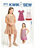 Mädchen Kleid, KwikSew K3674