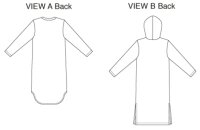 Mädchen Langer Pullover, KwikSew K3102