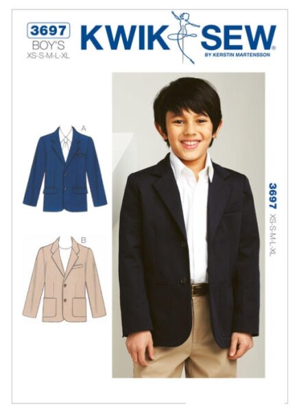 Jungen Jackett, KwikSew K3697