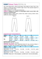 Damen, KwikSew K3807
