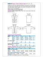 Damen Strickjacke Schal Weste, KwikSew K3916