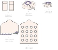 K4147 Gürteltasche Accessoires Reise, KwikSew