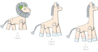 K0211 Spielzeug Tiere, KwikSew