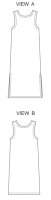 K2982 Damen Kleid Pullover, KwikSew