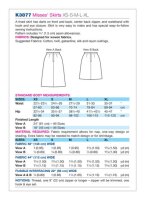 K3877 Damen Röcke, KwikSew