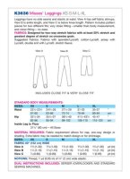 K3636 Damen Leggings, KwikSew