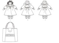 K0148 Puppen Beutel Tasche, KwikSew