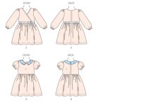 K0190 Mädchen Kleid, KwikSew