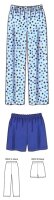 K3589 Hose Shorts Schlafanzug, KwikSew