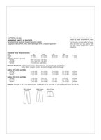 K3482 Damen Hose Shorts, KwikSew
