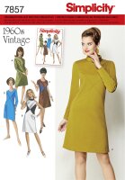 7857 1960er Vintage Kleid, Simplicity