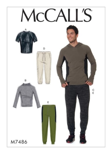 M7486 Herren Hose Top, McCalls