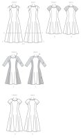 M7349 Damen Kleid, Schnittmuster von McCalls
