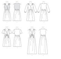 M7381 Damen Kleid, Schnittmuster von McCalls