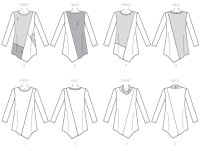 B6377 Damen, Schnittmuster von Butterick