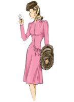 B6374 Damen Kragen Kleid Schal, Butterick