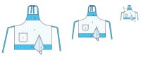 K0229 Damen Mädchen Schürzen Puppe, KwikSew