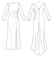 V1520 Damen Perlen Kleid, Vogue