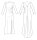V1520 Damen Perlen Kleid, Vogue