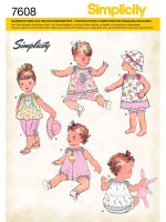 S7608, S1813  Baby- Strandkombination, Simplicity