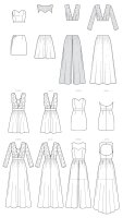 M7507 Damen Kleid, Schnittmuster von McCalls