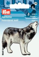 Applikation Wolf Fotoart grau