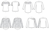 B6418 Damen Top, Butterick