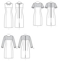 B6410 Damen Kleid, Butterick