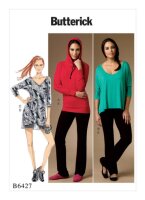 B6427 Damen Hose Shorts Top Kleid, Butterick