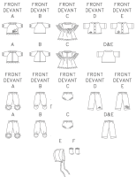 B5264 Puppenkleidung Schnittmuster, Butterick OFP