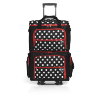 Nähmaschinen Trolley, Polka Dots, schwarz