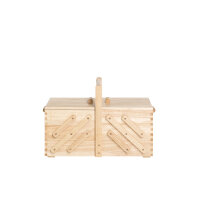 Nähkasten Holz hell, L